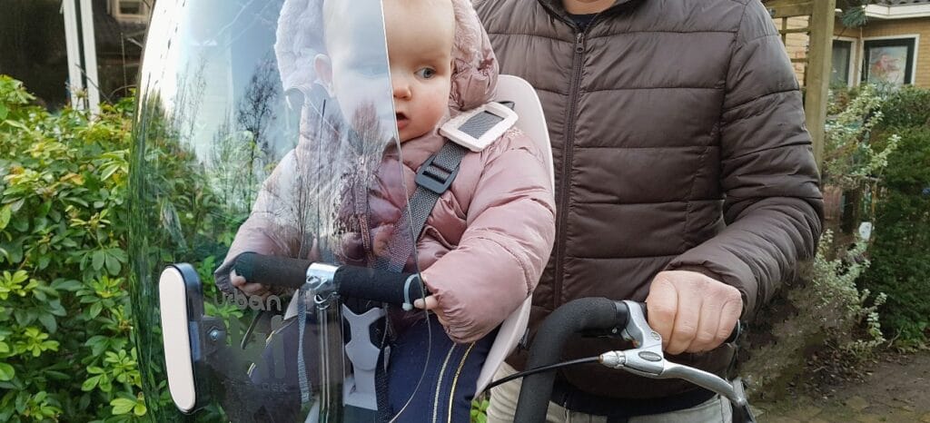 eerste keer fietsen baby