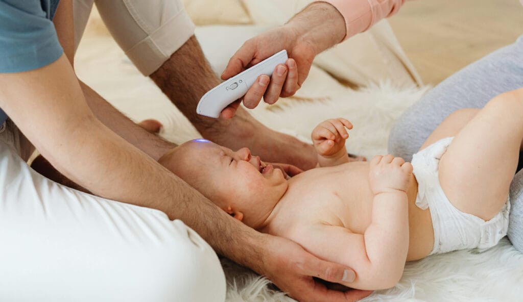 mazelen baby ziek