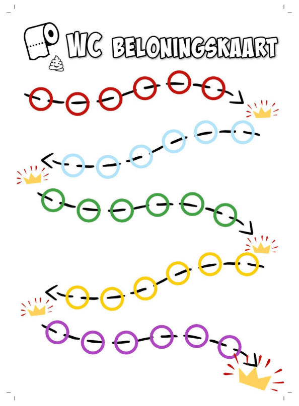 zindelijkheid beloningskaart